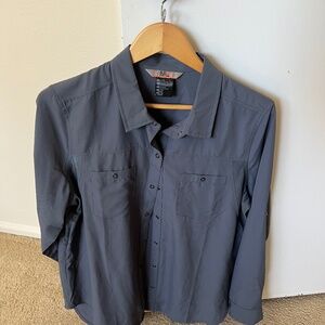5.11 navy blue button up
